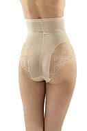 Shapewear Höschen, transparente Einlagen, Anti-Rutsch-Silikonband, Korrektur von Taille und Bauch